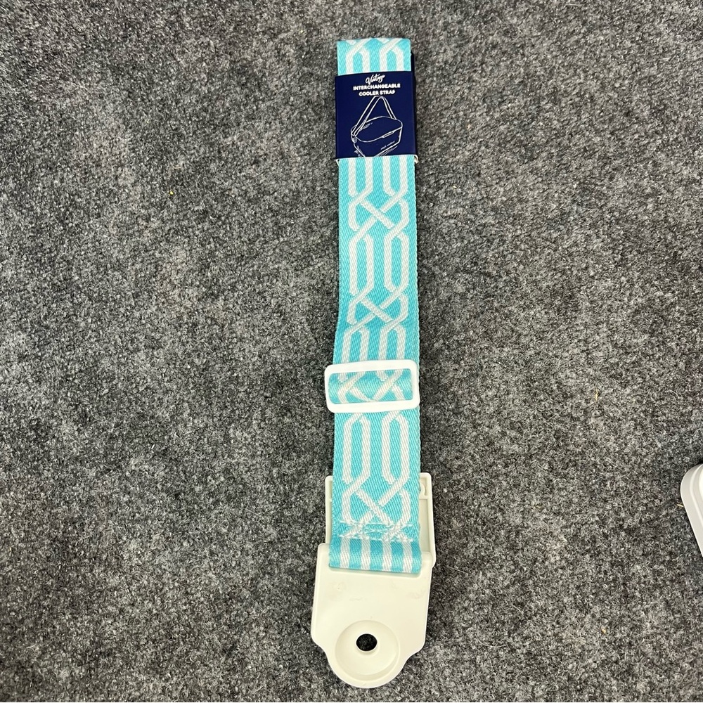 New Simply Southern Interchangeable Cooler Strap Geo Blue For Vintage Cooler